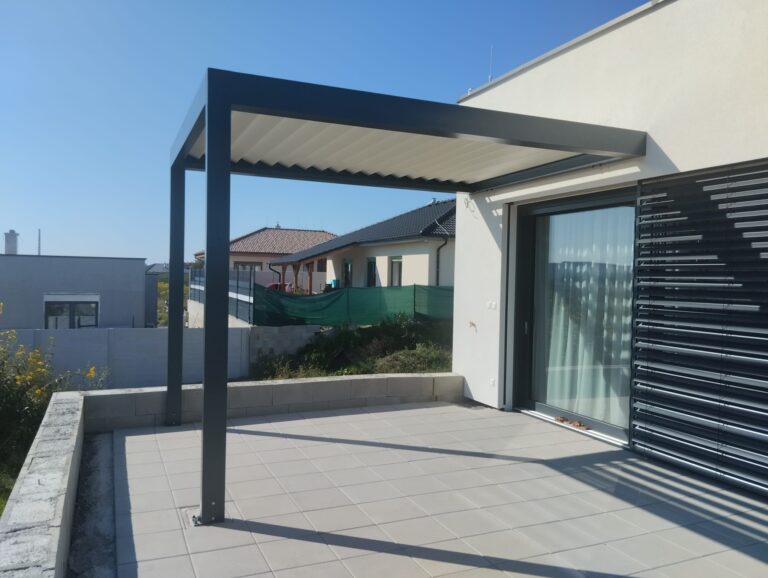 Bioklimatická pergola – ukážka realizácie 3