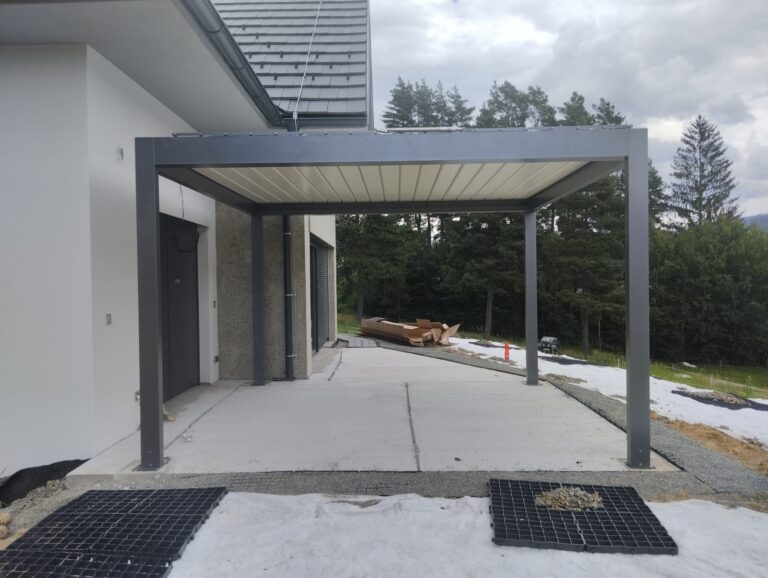 Bioklimatická pergola – realizácia Brezno