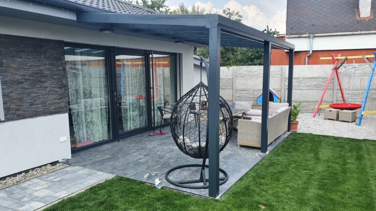 Hliníková pergola – ukážka realizácie 3