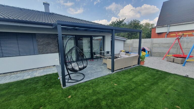 Hliníková pergola – ukážka realizácie 8